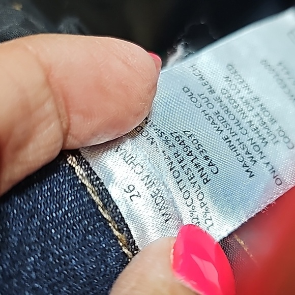 Sam Edelman The Kitten Ladies Jeans, Mid Rise Skinny Sz 26 - Picture 8 of 11